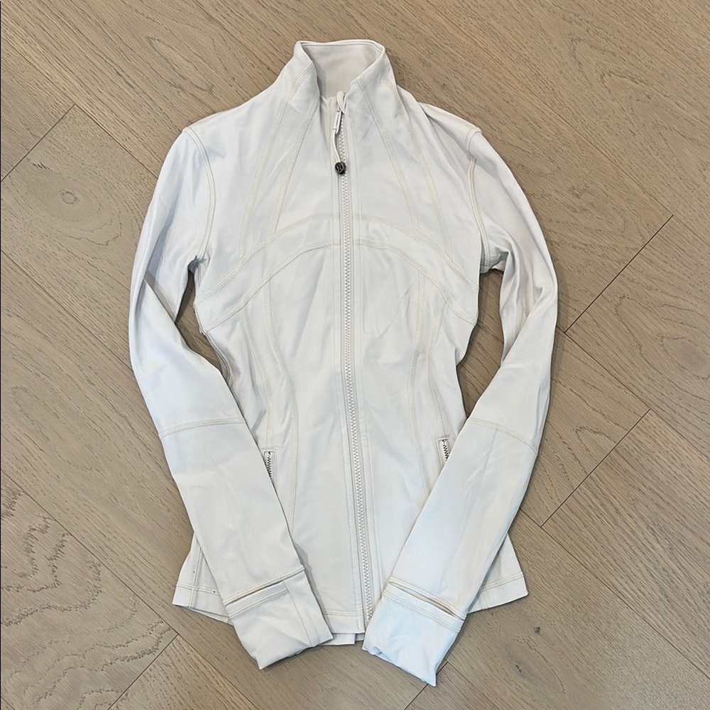 Women's White/Cream Define Jacket (Lululemon)